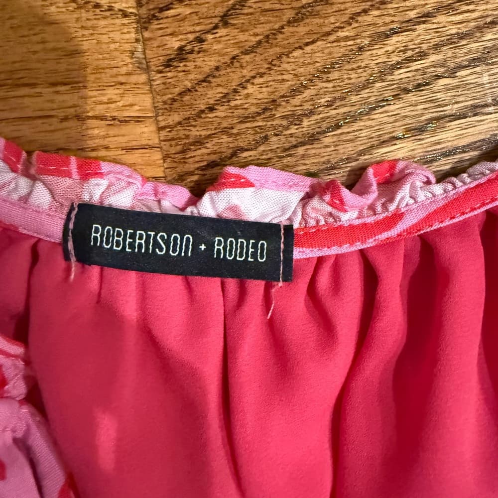 Vibrant Pink Ruffle Mini Dress - Thumbnail 4