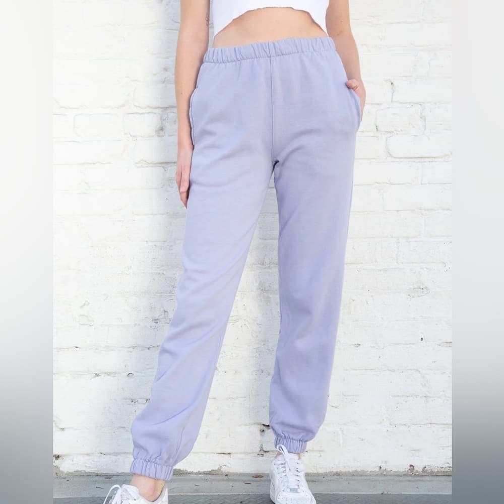 Brandy Melville Purple Rosa Sweatpants - Thumbnail 2