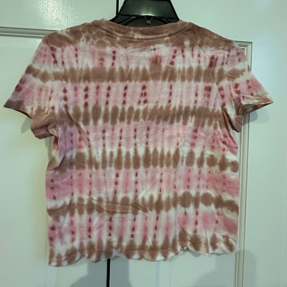 Gap tie dye multicolor shrunken tee - Thumbnail 2