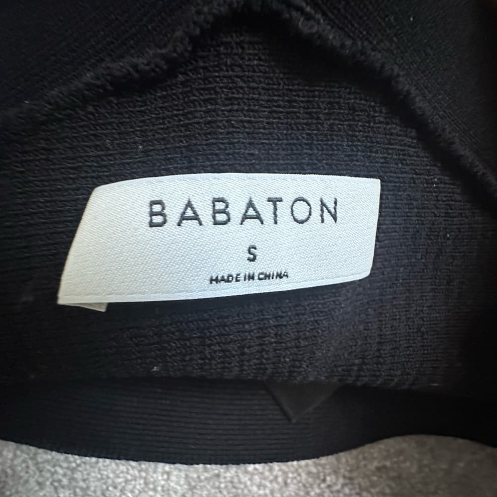 Babaton Black Ribbed Criss Cross Tank Top - Thumbnail 2