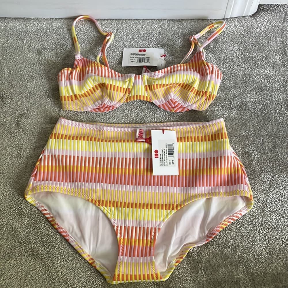 NWT Solid and Striped Ginger Top and Bottom - SOLD AS SET - Thumbnail 5