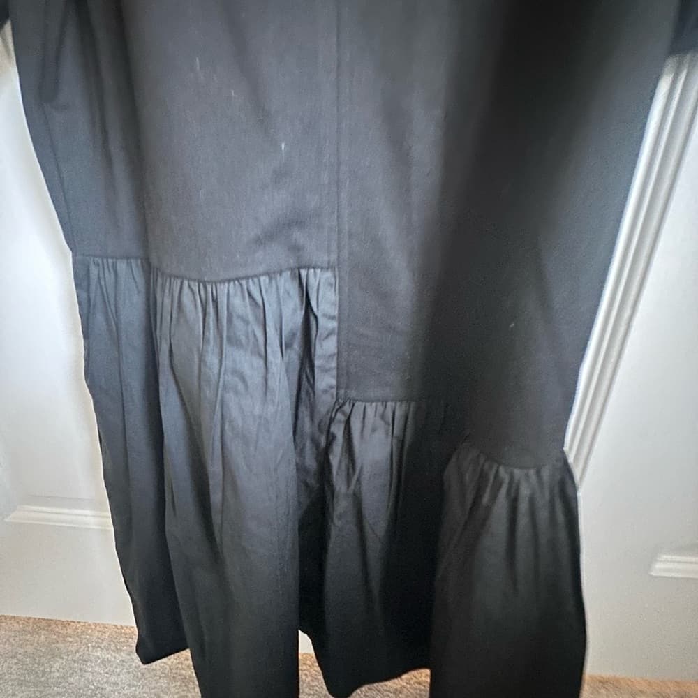 English Factory Black Puff Sleeve Dress - Thumbnail 2
