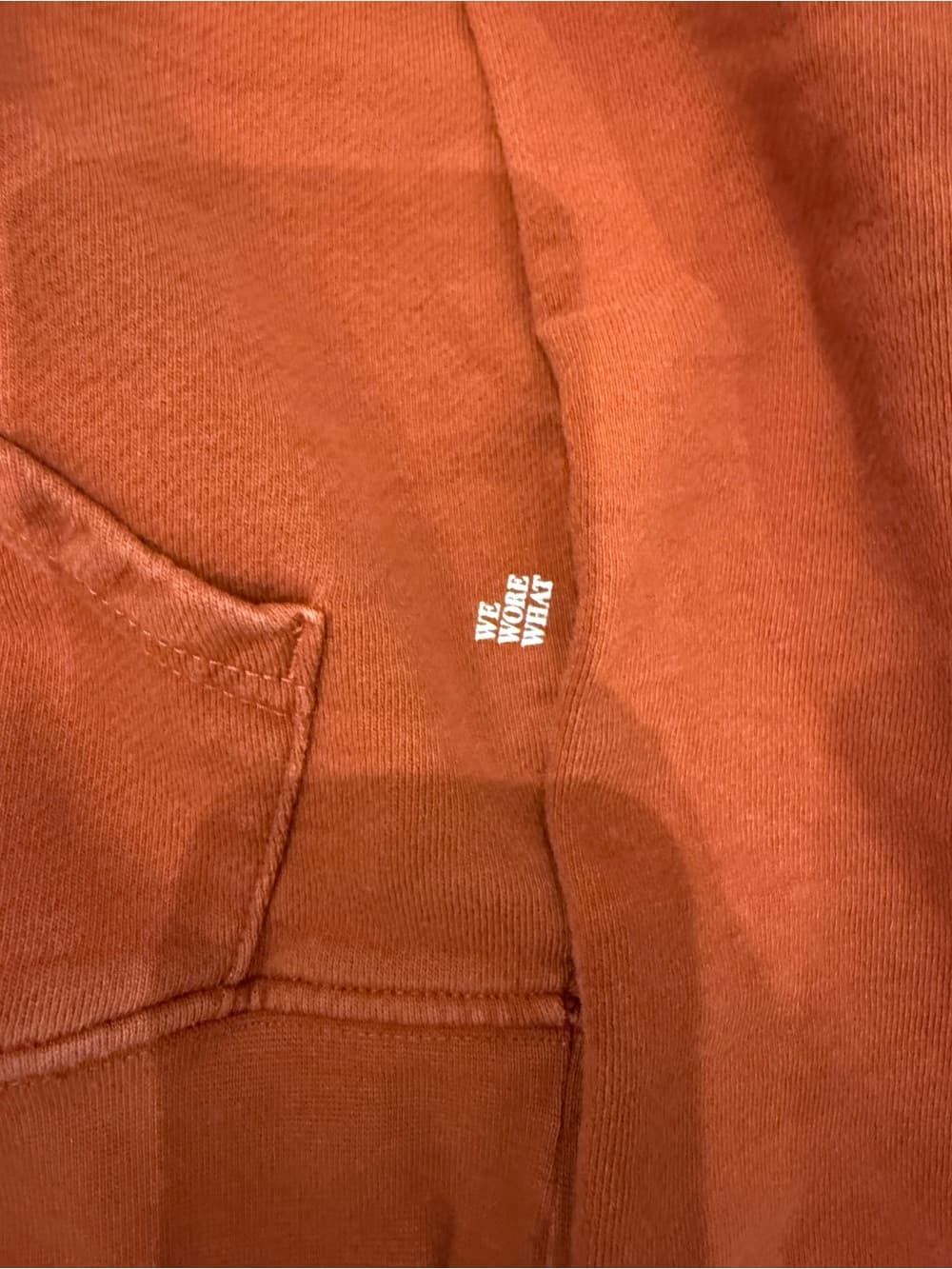 WeWoreWhat Burnt Orange Crewneck Sweatshirt - Thumbnail 3