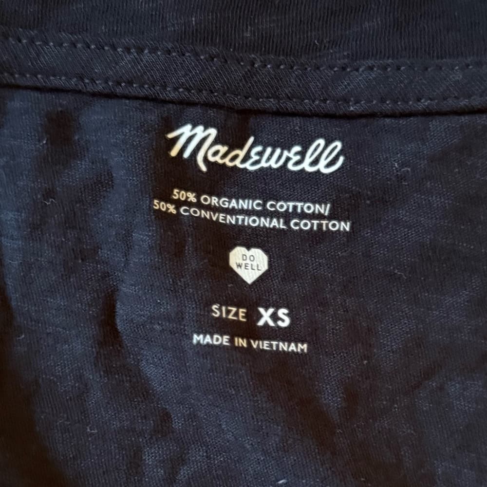 Madewell Black Sleeveless Tank Top - Thumbnail 4