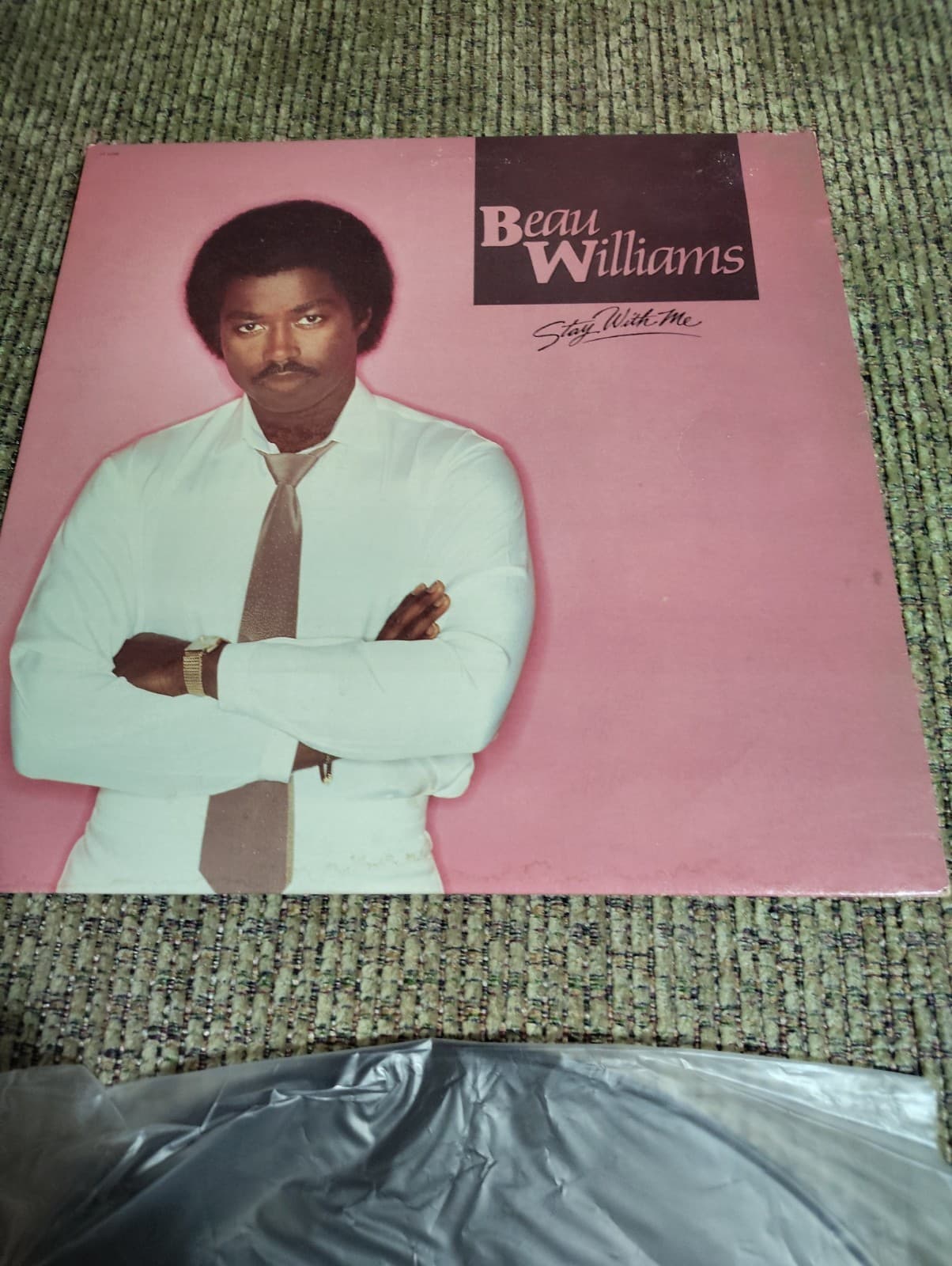 BEAU WILLIAMS Stay With Me LP CAPITOL STEREO DJ PROMO 1983 Boogie Funk Soul - Thumbnail 2