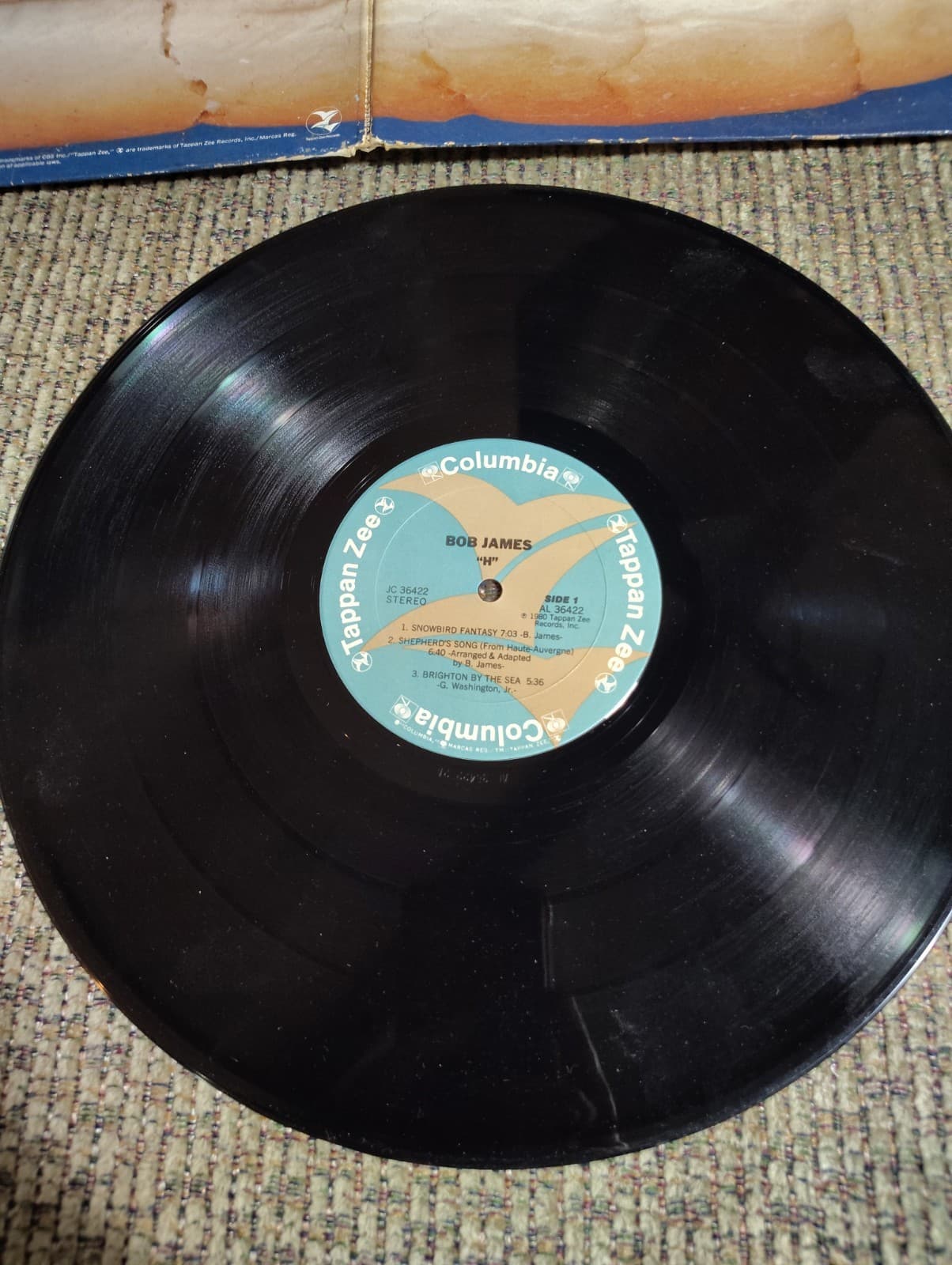 BOB JAMES "H" LP 1980 VG+ GROVER WASHINGTON JR Vinyl RANDY BRECKER Jon Faddis H - Thumbnail 2