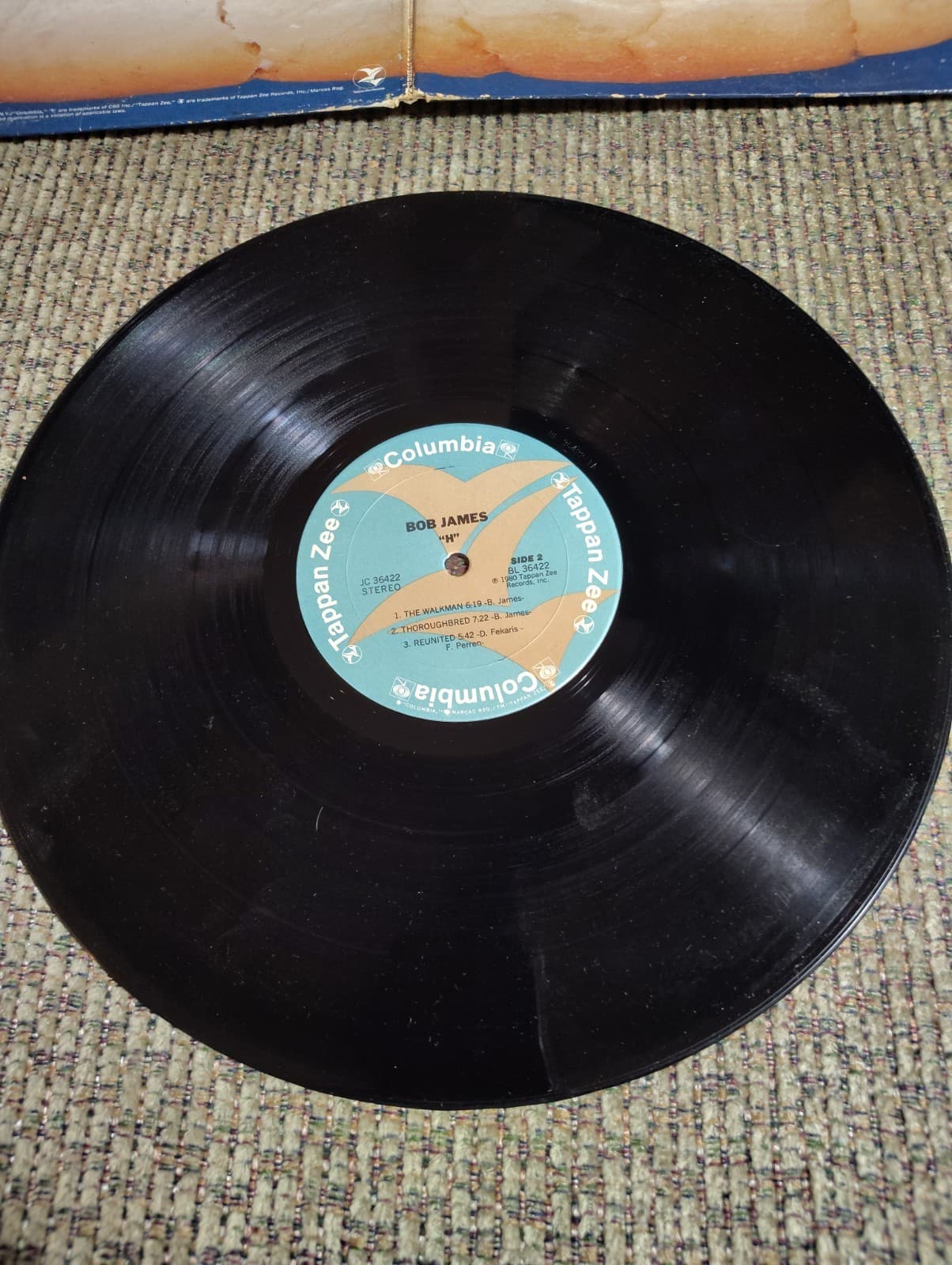BOB JAMES "H" LP 1980 VG+ GROVER WASHINGTON JR Vinyl RANDY BRECKER Jon Faddis H - Thumbnail 4