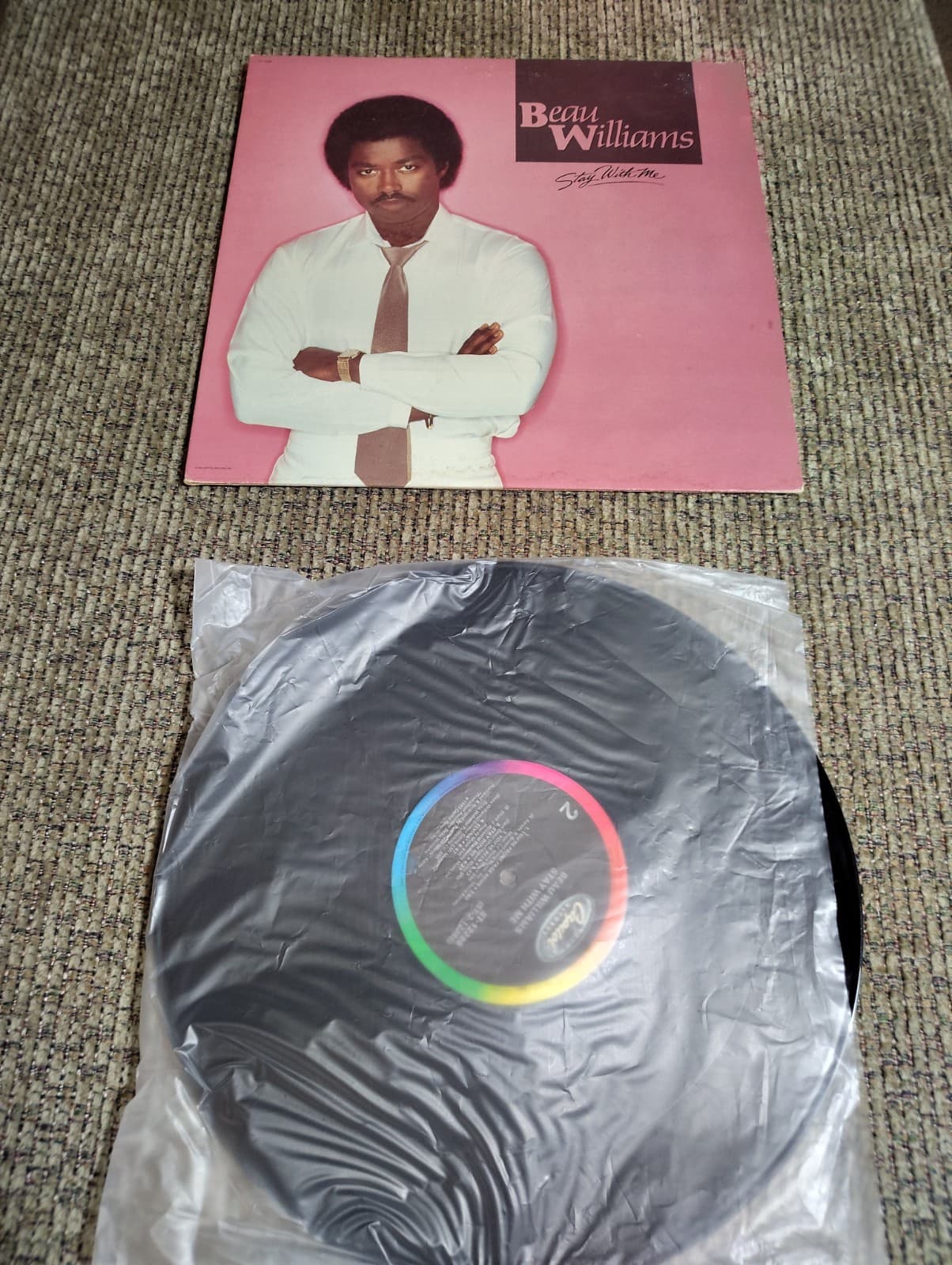 BEAU WILLIAMS Stay With Me LP CAPITOL STEREO DJ PROMO 1983 Boogie Funk Soul