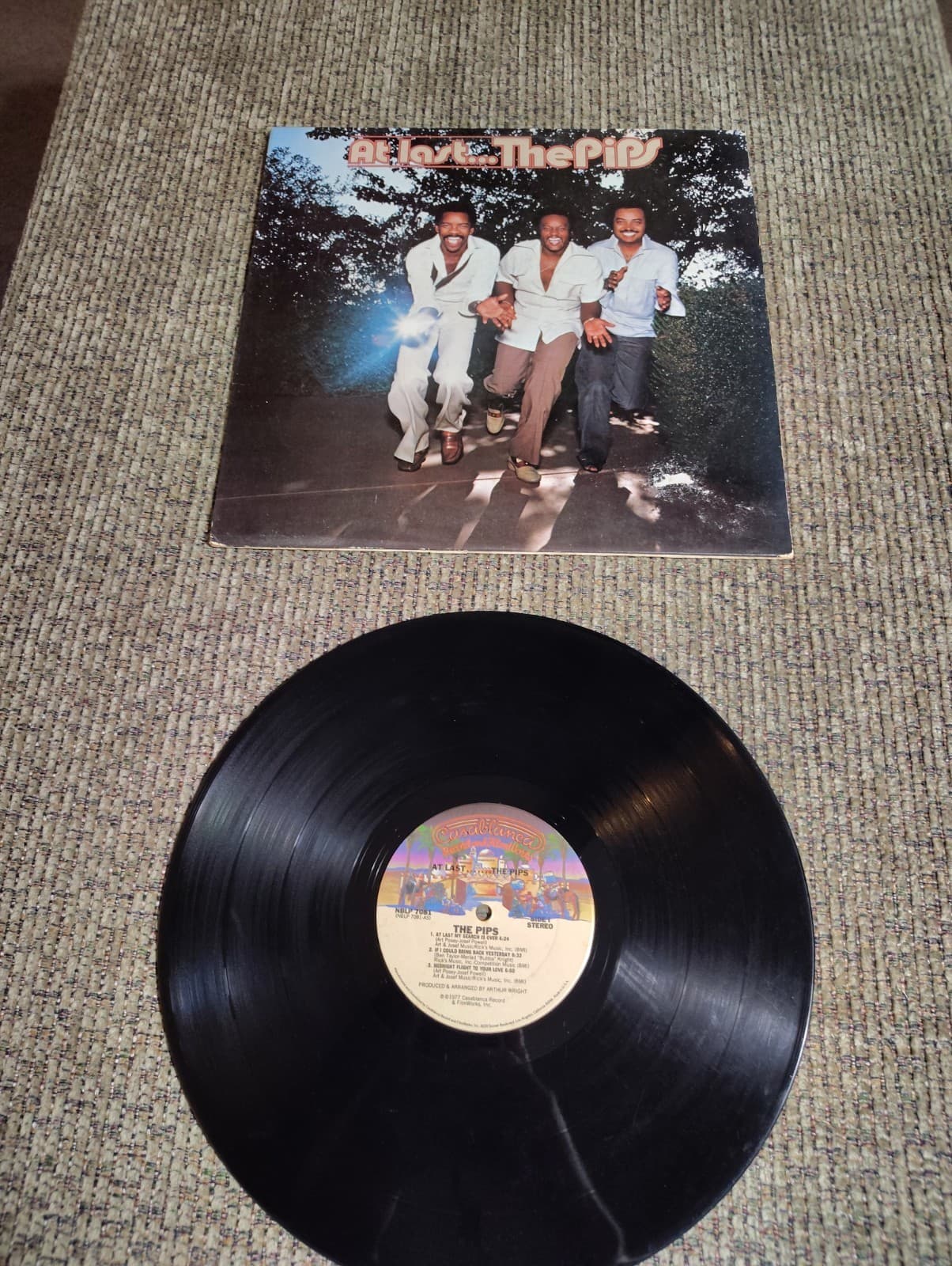 The Pips: At Last LP