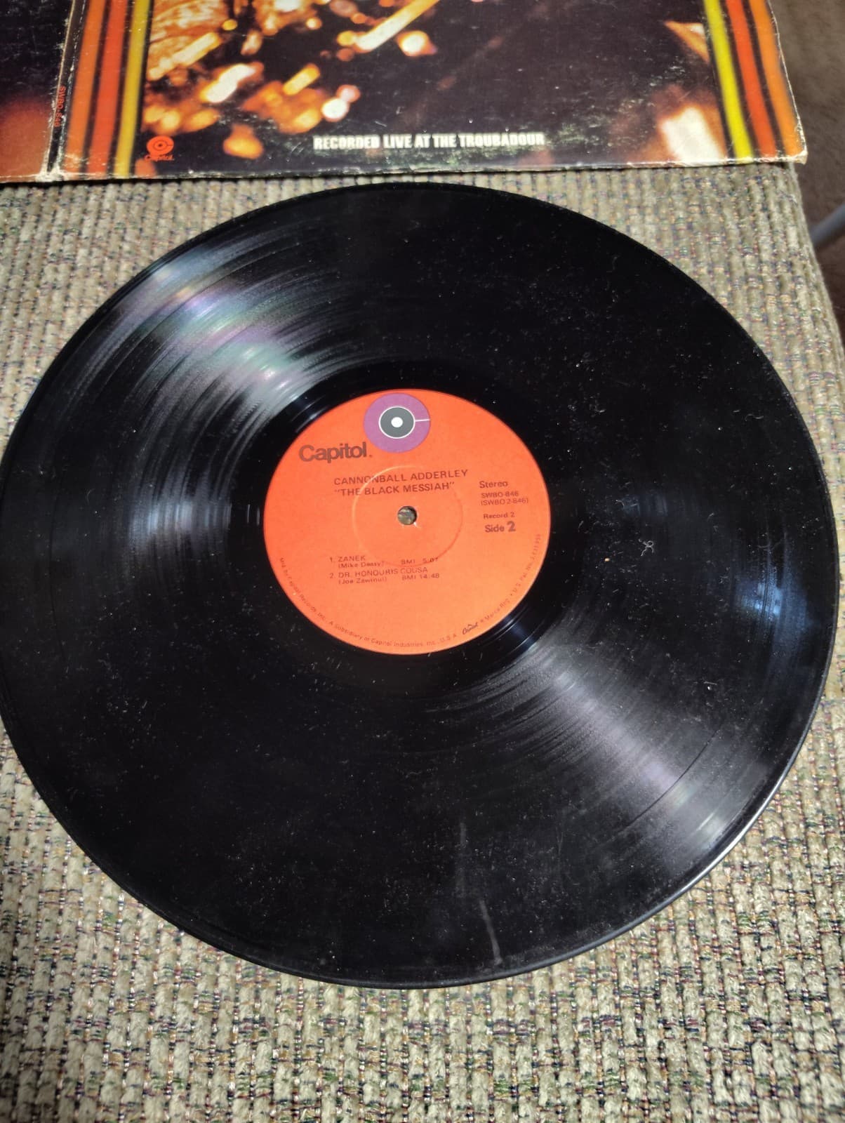 Cannonball Adderley ‎The Black Messiah Vinyl 2xLP OG US 1971 Stereo Press VG+/VG - Thumbnail 3