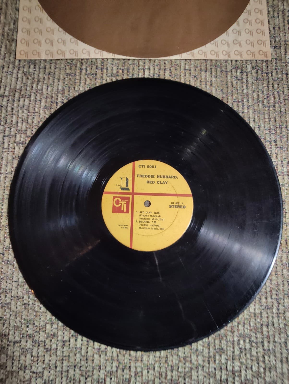 Freddie Hubbard Red Clay LP Vinyl Record - Thumbnail 3