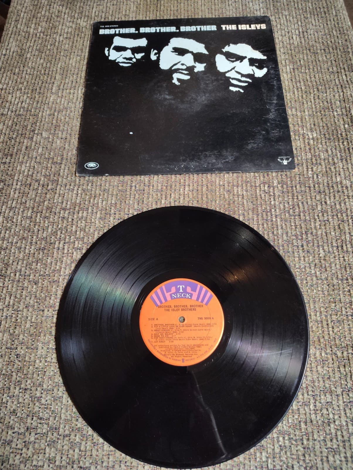 The Isleys Brother Brother Brother Vinyl LP Stereo Used Slight Damage