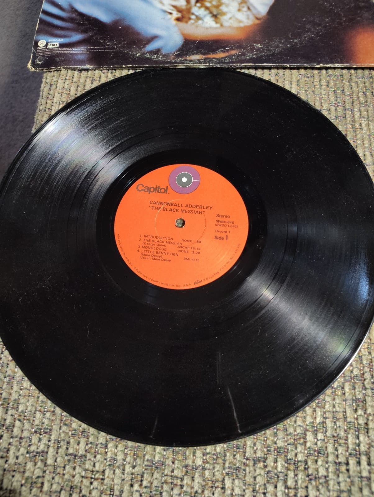 Cannonball Adderley ‎The Black Messiah Vinyl 2xLP OG US 1971 Stereo Press VG+/VG - Thumbnail 2