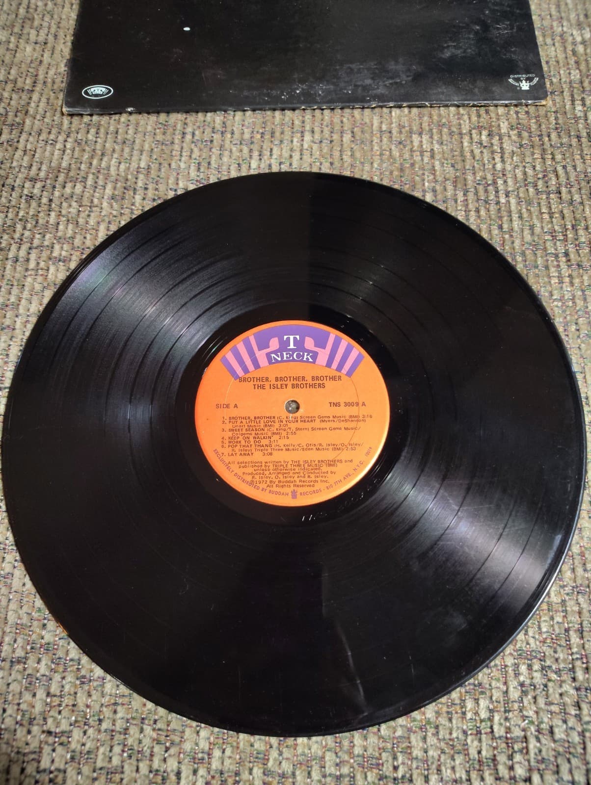 The Isleys Brother Brother Brother Vinyl LP Stereo Used Slight Damage - Thumbnail 3