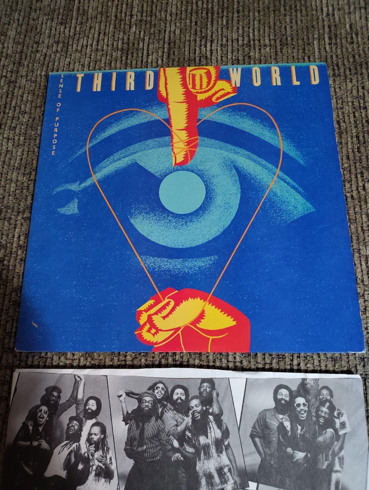 THIRD WORLD Sense of Purpose RAGGAE Vinyl LP 33RPM Record 1985 COLUMBIA RECORDS