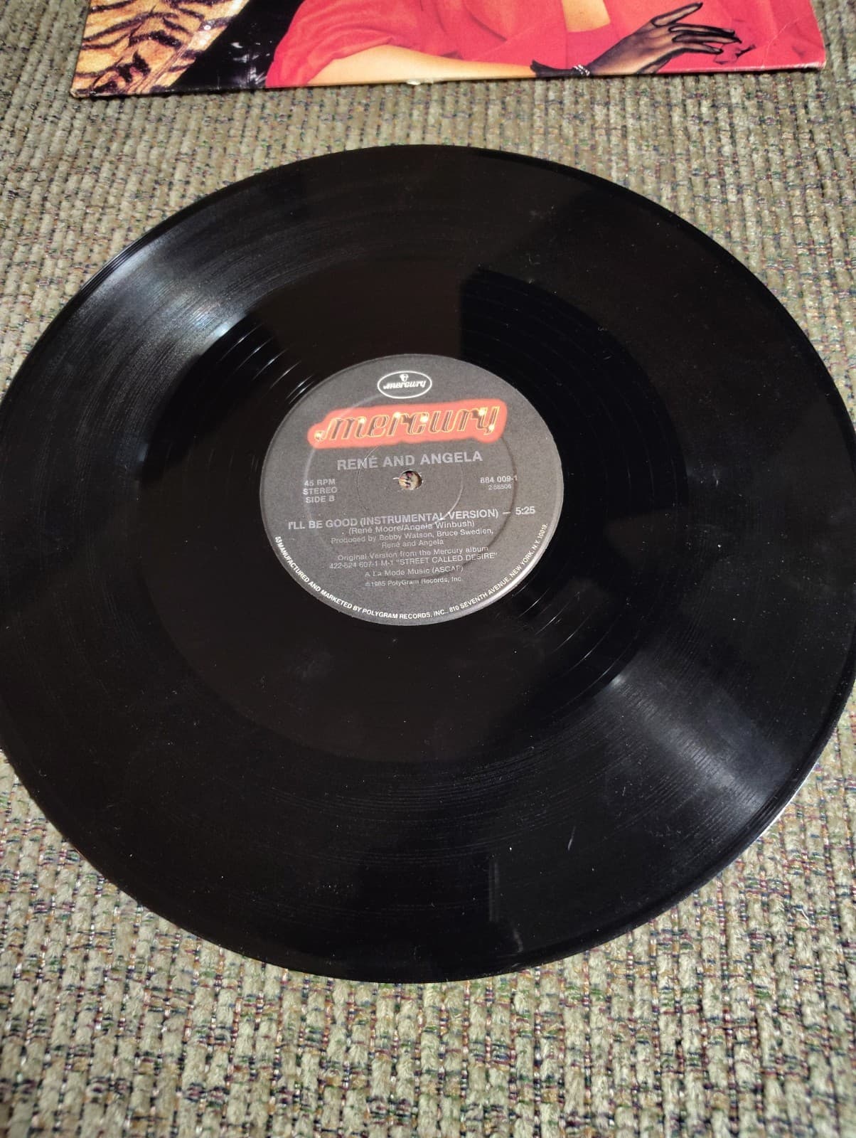 René and Angela I'll Be Good 12" Single Mercury Soul 45 RPM 884009-1-2-58506 - Thumbnail 2