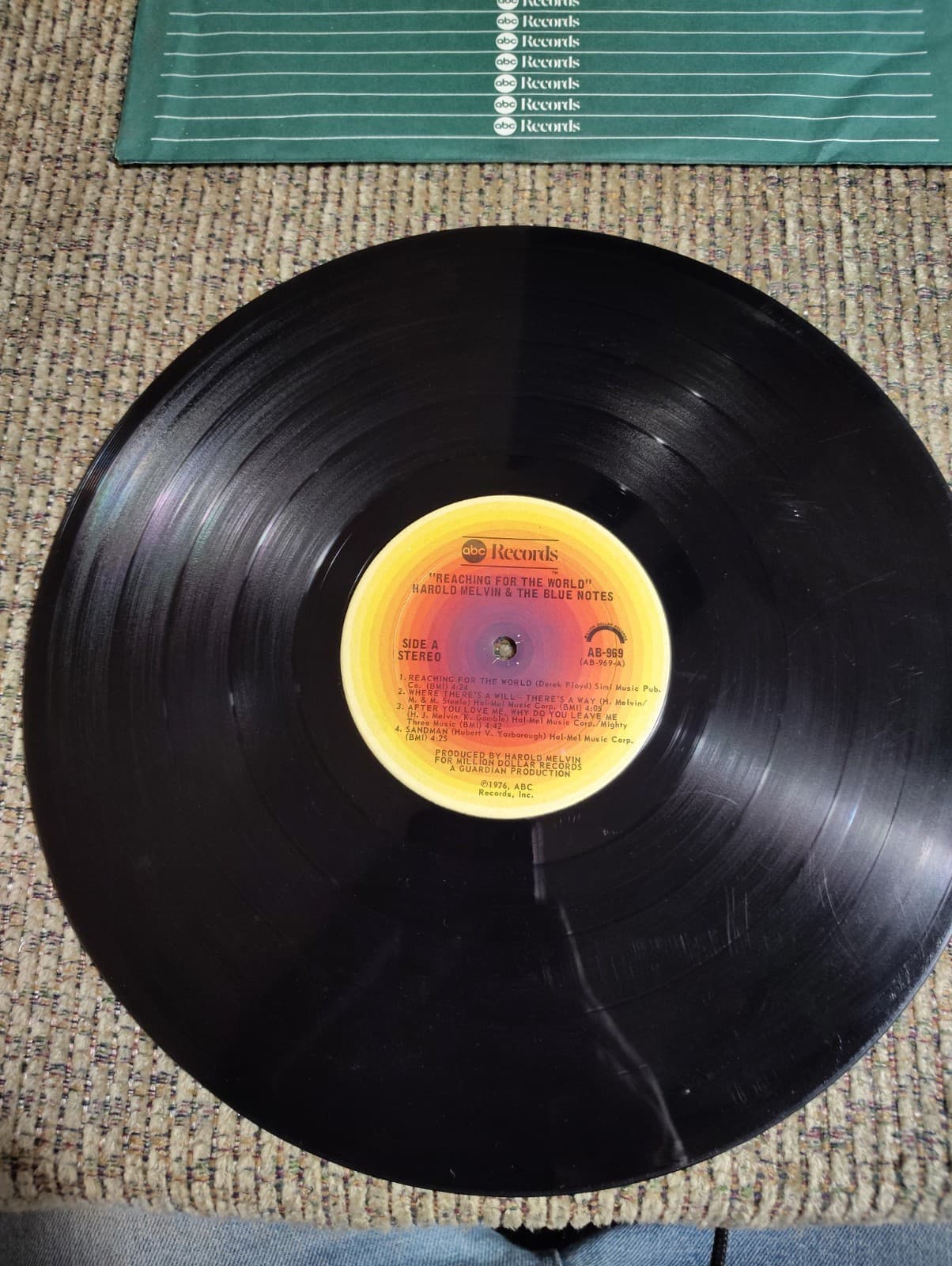 HAROLD MELVIN & BLUE NOTES ABC LP "Reaching for the world" ’76 Philly Soul - Thumbnail 3