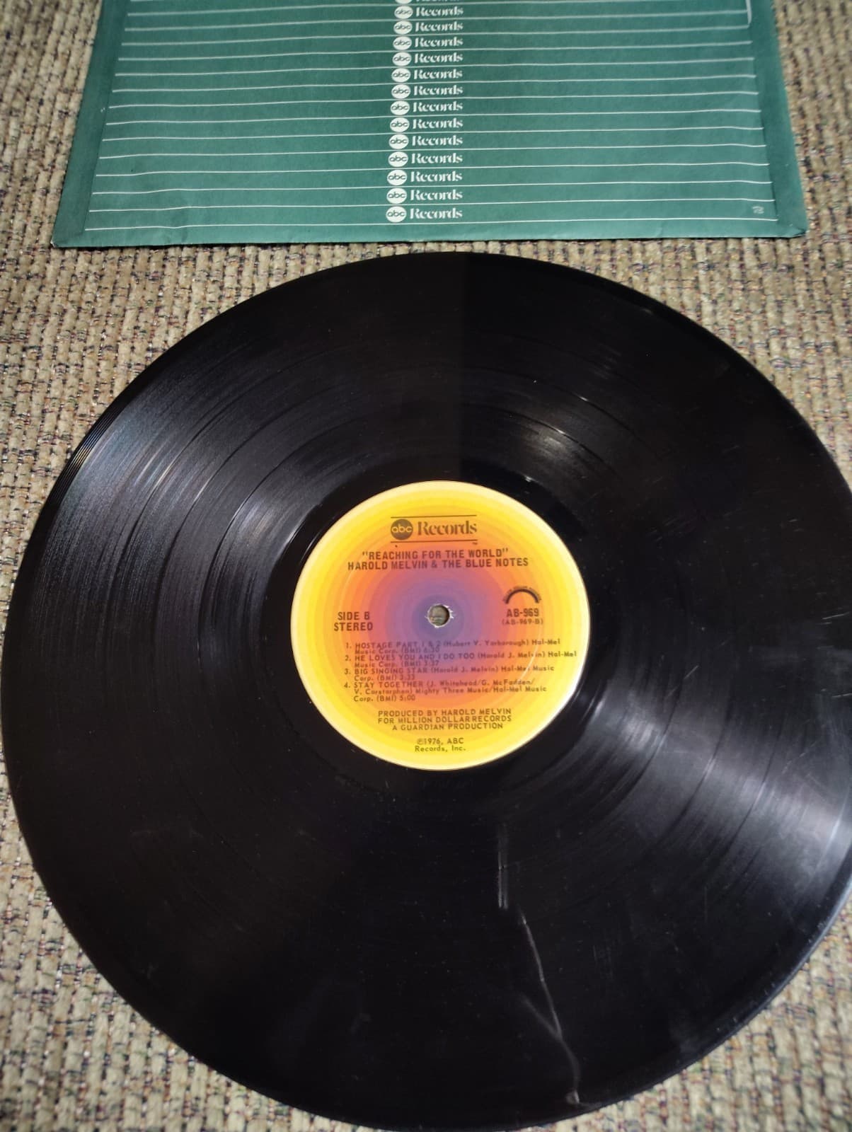 HAROLD MELVIN & BLUE NOTES ABC LP "Reaching for the world" ’76 Philly Soul - Thumbnail 6