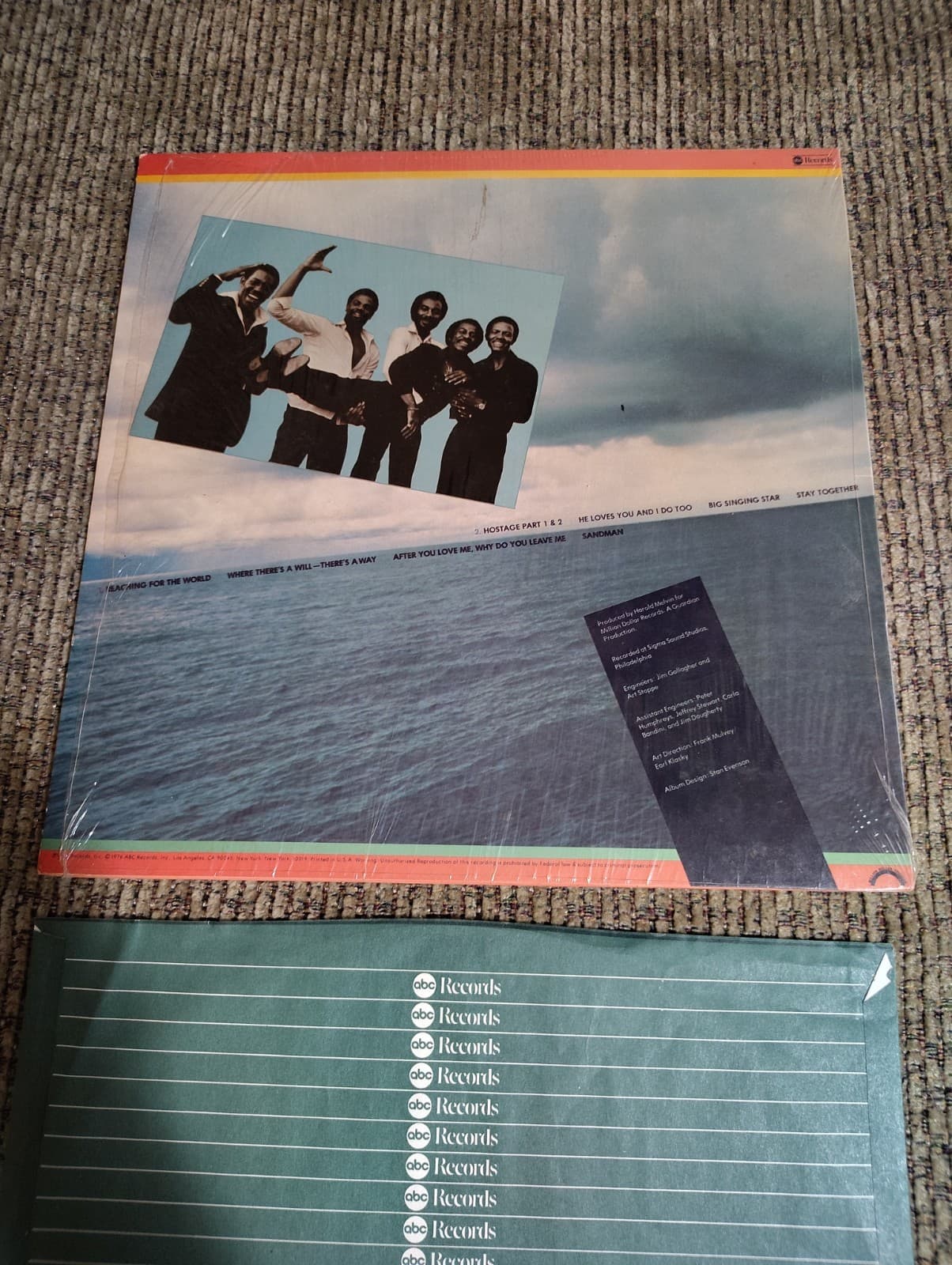 HAROLD MELVIN & BLUE NOTES ABC LP "Reaching for the world" ’76 Philly Soul - Thumbnail 4