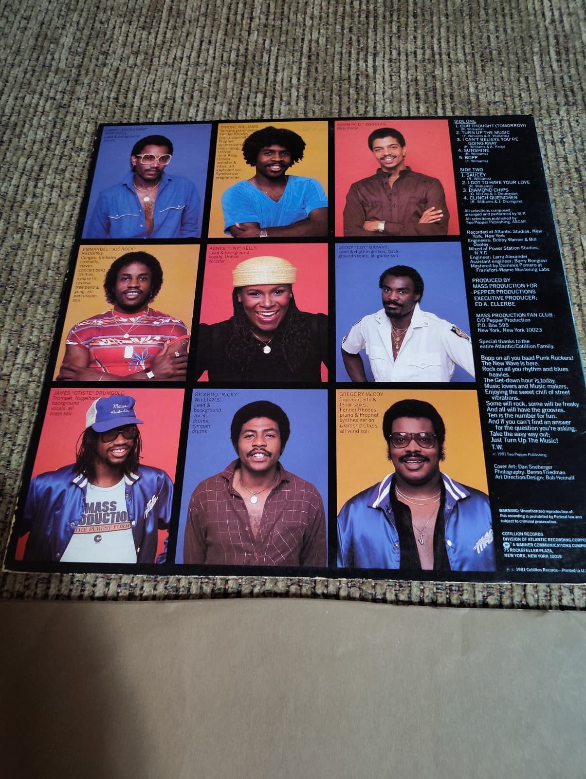 Mass Production – Turn Up The Music Vinyl LP SD 5226 MINT - Thumbnail 4