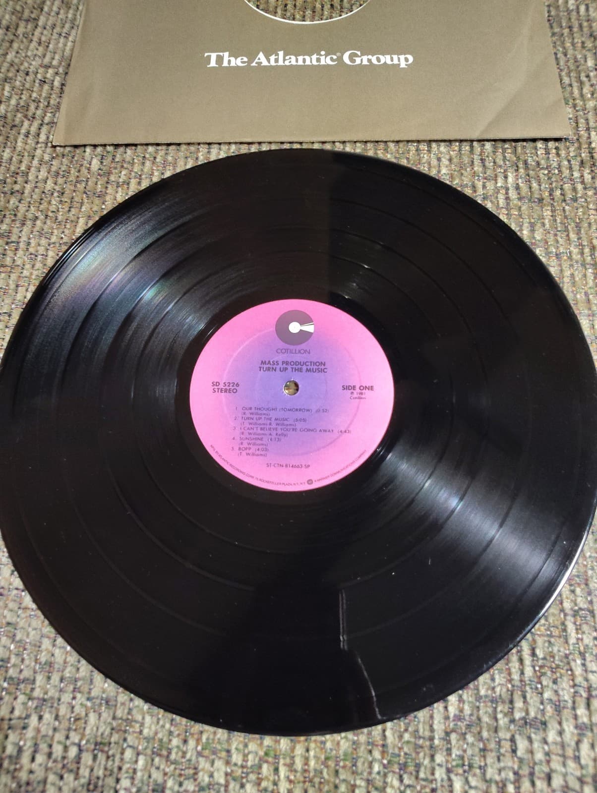 Mass Production – Turn Up The Music Vinyl LP SD 5226 MINT - Thumbnail 3