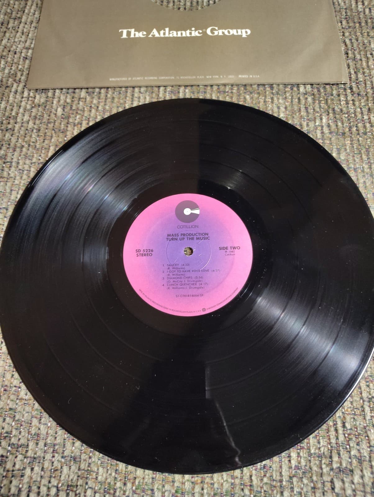 Mass Production – Turn Up The Music Vinyl LP SD 5226 MINT - Thumbnail 6