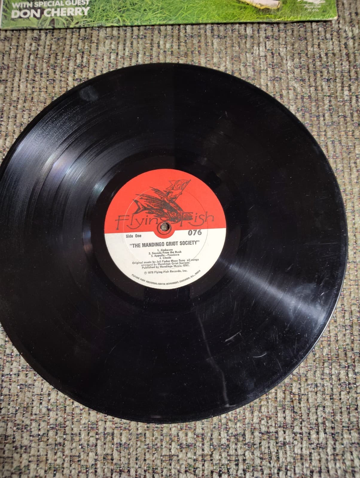 MANDINGO GRIOT SOCIETY LP FLYING FISH 076 STEREO 1978 DON CHERRY First Pressing - Thumbnail 2