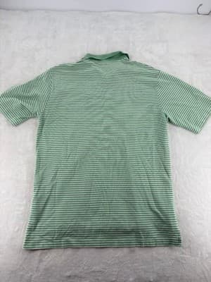 Polo Golf Ralph Lauren Pinehurst No 2 Mens L Green Stripe Pima Cotton Polo Shirt - Thumbnail 8