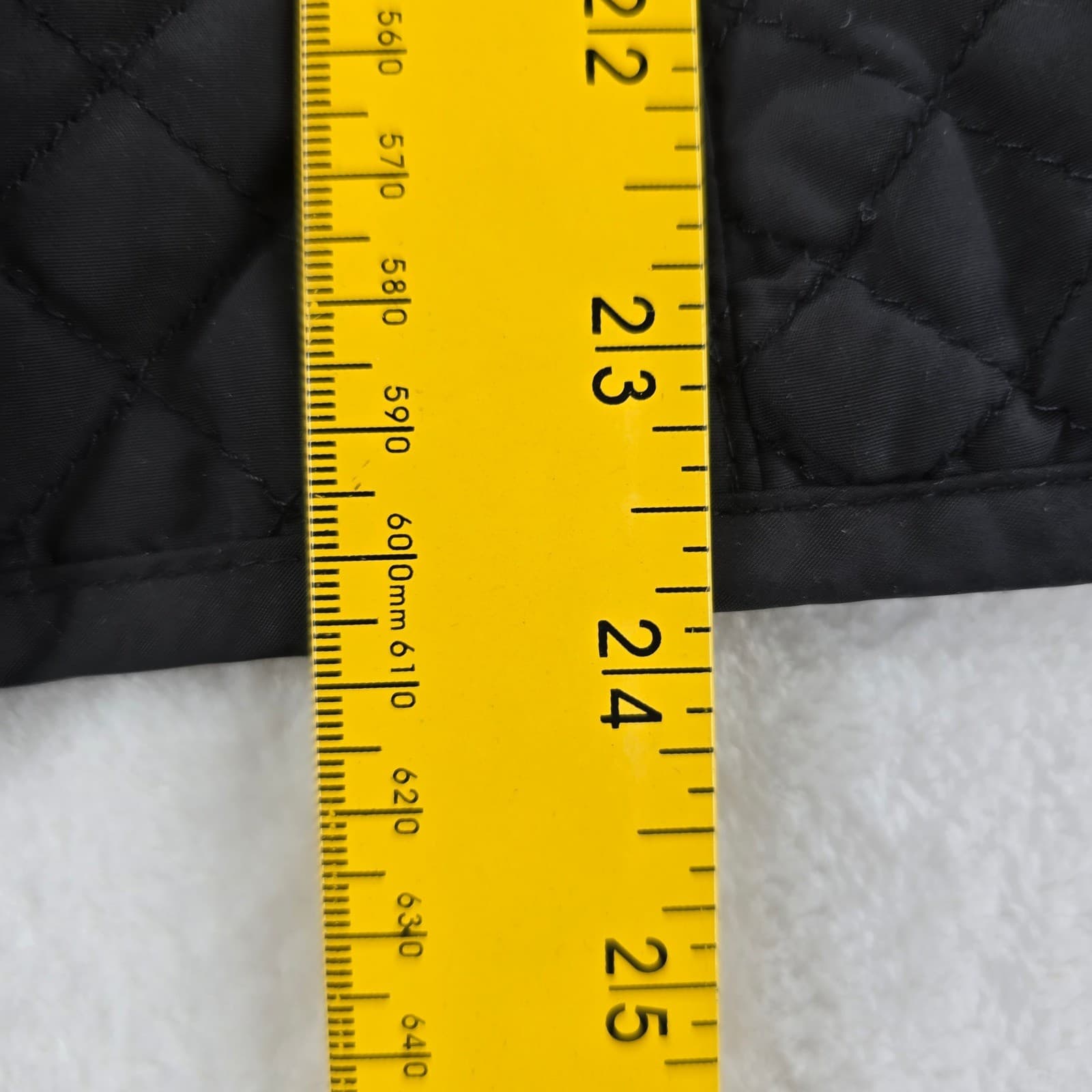 Talbots Vest Womens M Quilted Double Breasted Black Sleeveless Jacket Pockets - Thumbnail 6