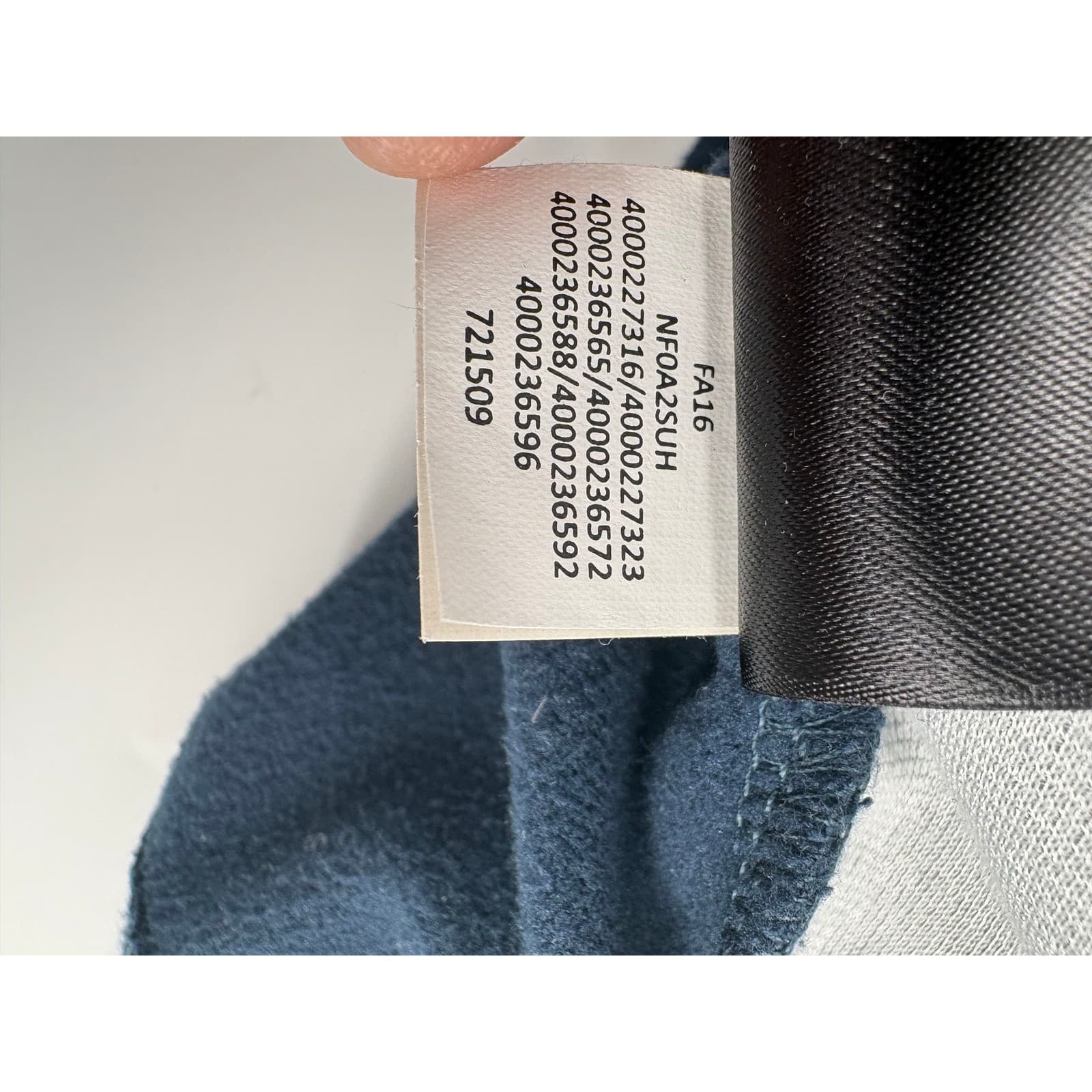 The North Face Mens Fleece Full Zip Hoodie Jacket Navy Blue Heathered Size S P - Thumbnail 8
