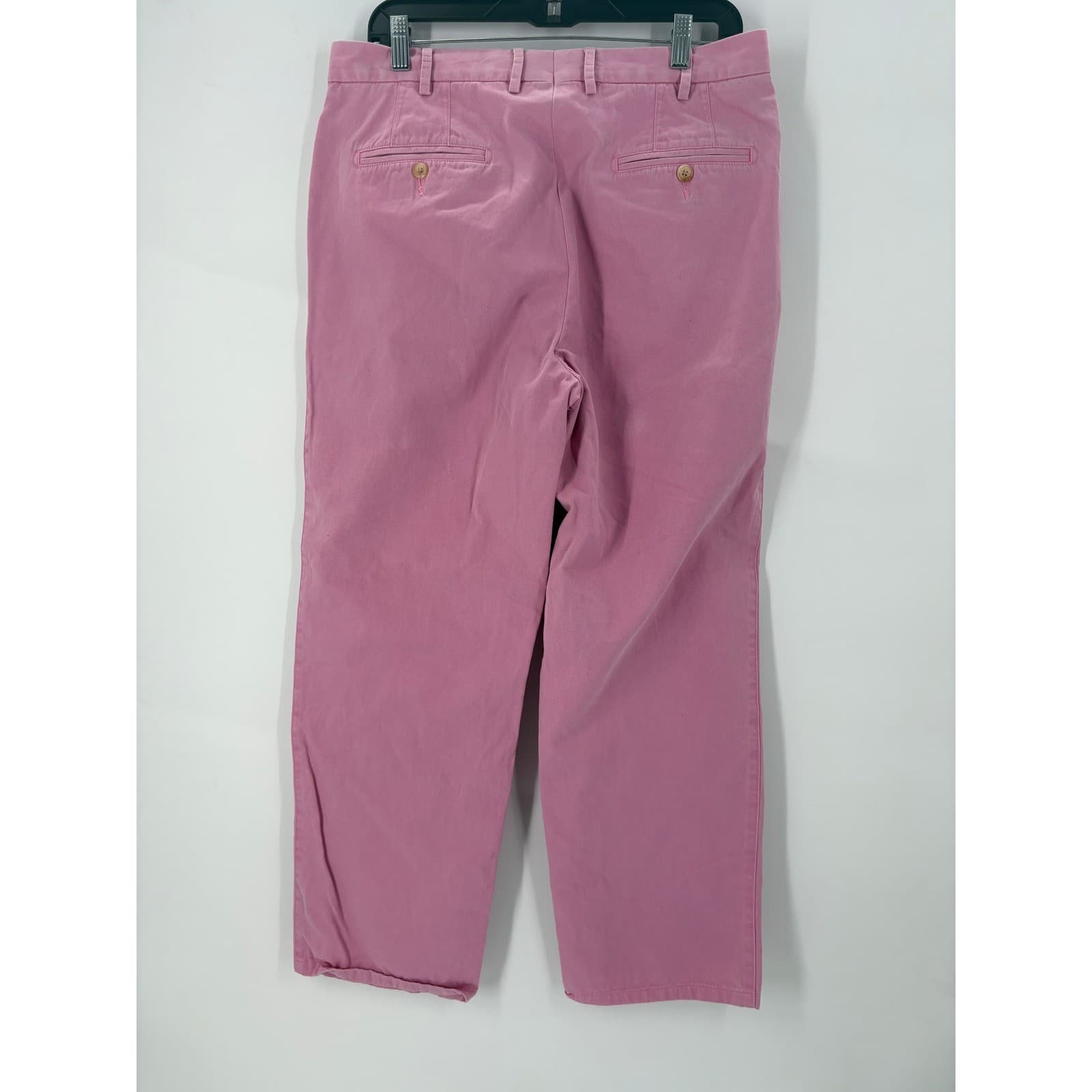 Peter Millar Men Pink Flat Front Chino Casual Dress Pants Size 34 - Thumbnail 8