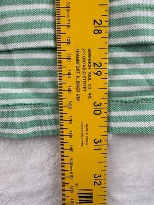 Polo Golf Ralph Lauren Pinehurst No 2 Mens L Green Stripe Pima Cotton Polo Shirt - Thumbnail 6