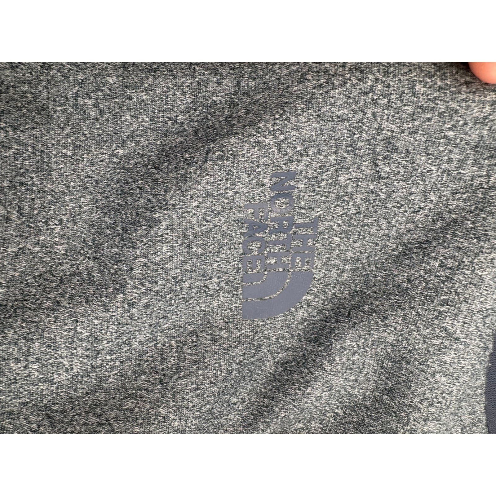 The North Face Mens Fleece Full Zip Hoodie Jacket Navy Blue Heathered Size S P - Thumbnail 5