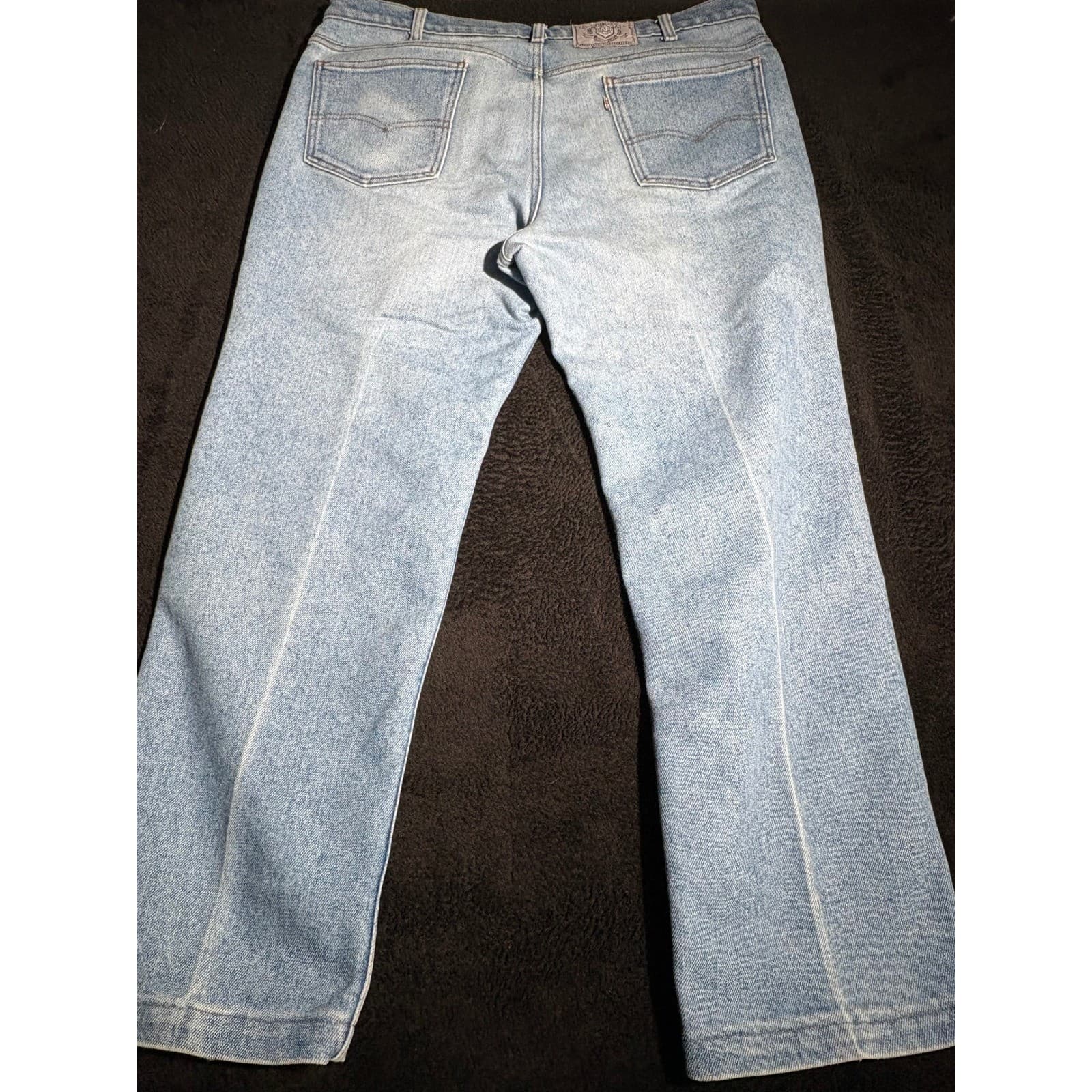 Vintage Levi's Silver Tab Jeans Men's Light Wash Denim Relaxed Fit Jeans W40 L30 - Thumbnail 8