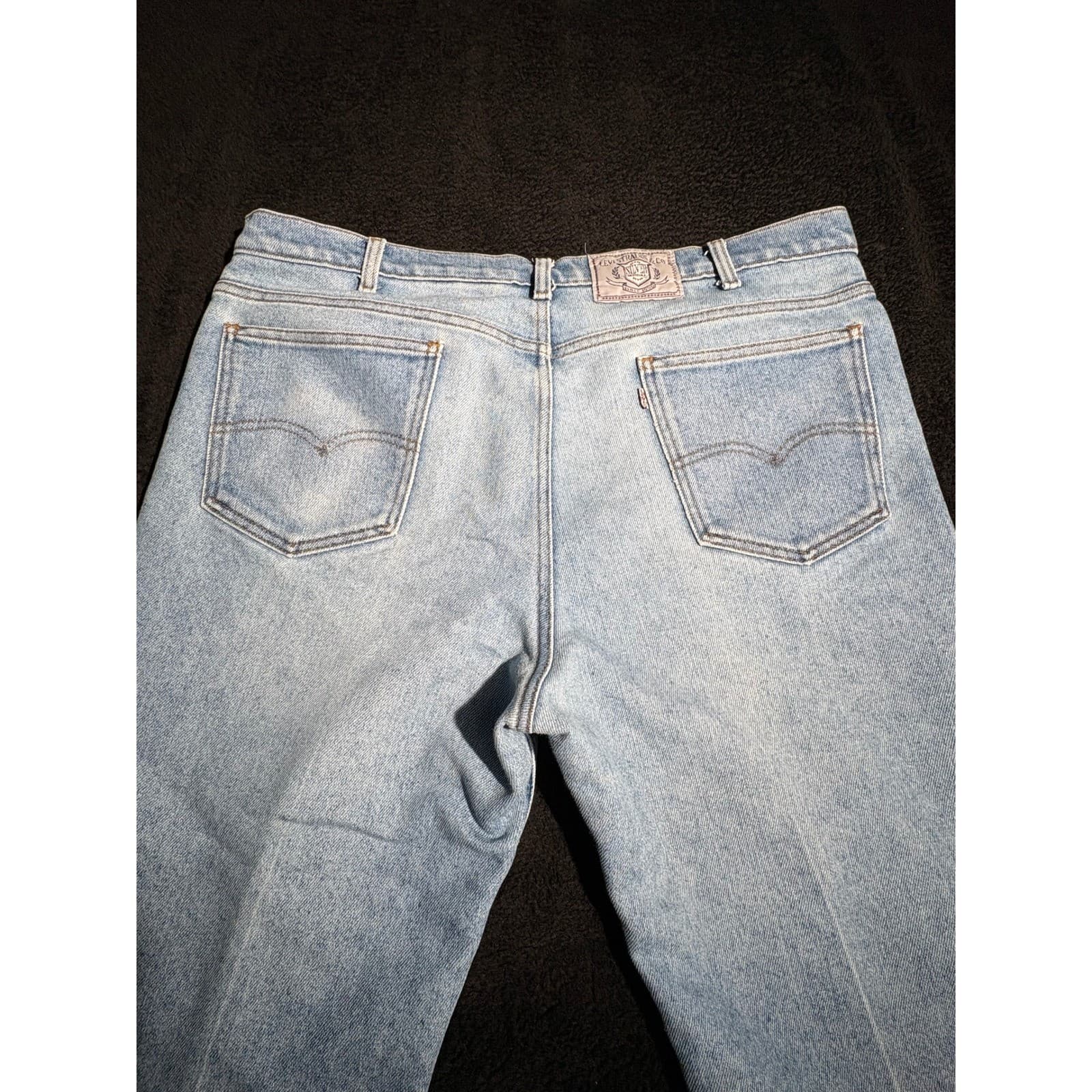 Vintage Levi's Silver Tab Jeans Men's Light Wash Denim Relaxed Fit Jeans W40 L30 - Thumbnail 2