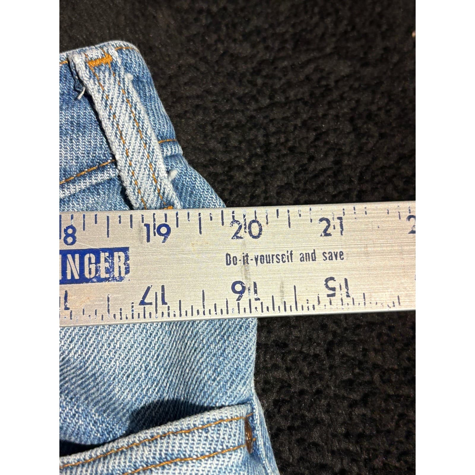 Vintage Levi's Silver Tab Jeans Men's Light Wash Denim Relaxed Fit Jeans W40 L30 - Thumbnail 5