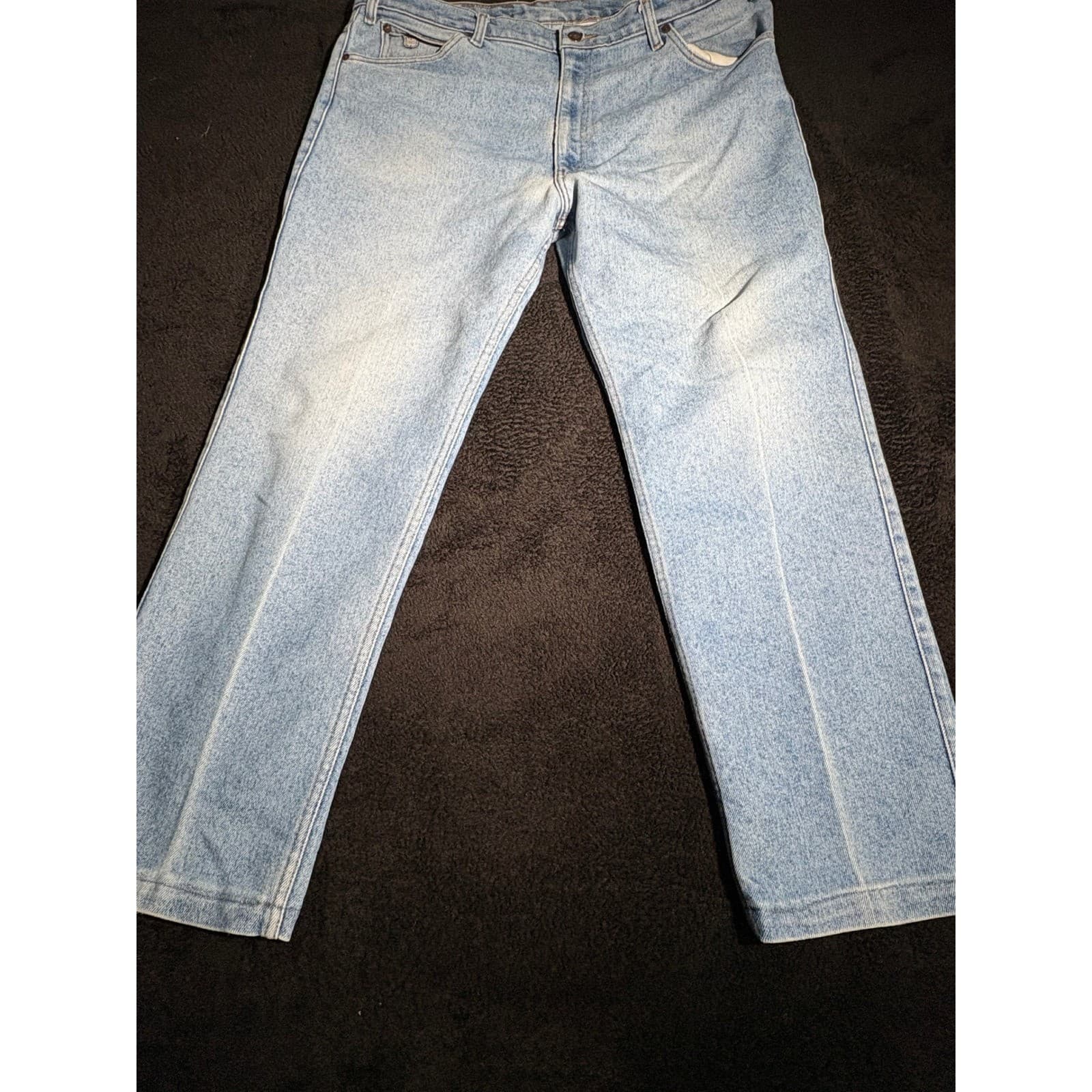 Vintage Levi's Silver Tab Jeans Men's Light Wash Denim Relaxed Fit Jeans W40 L30 - Thumbnail 13