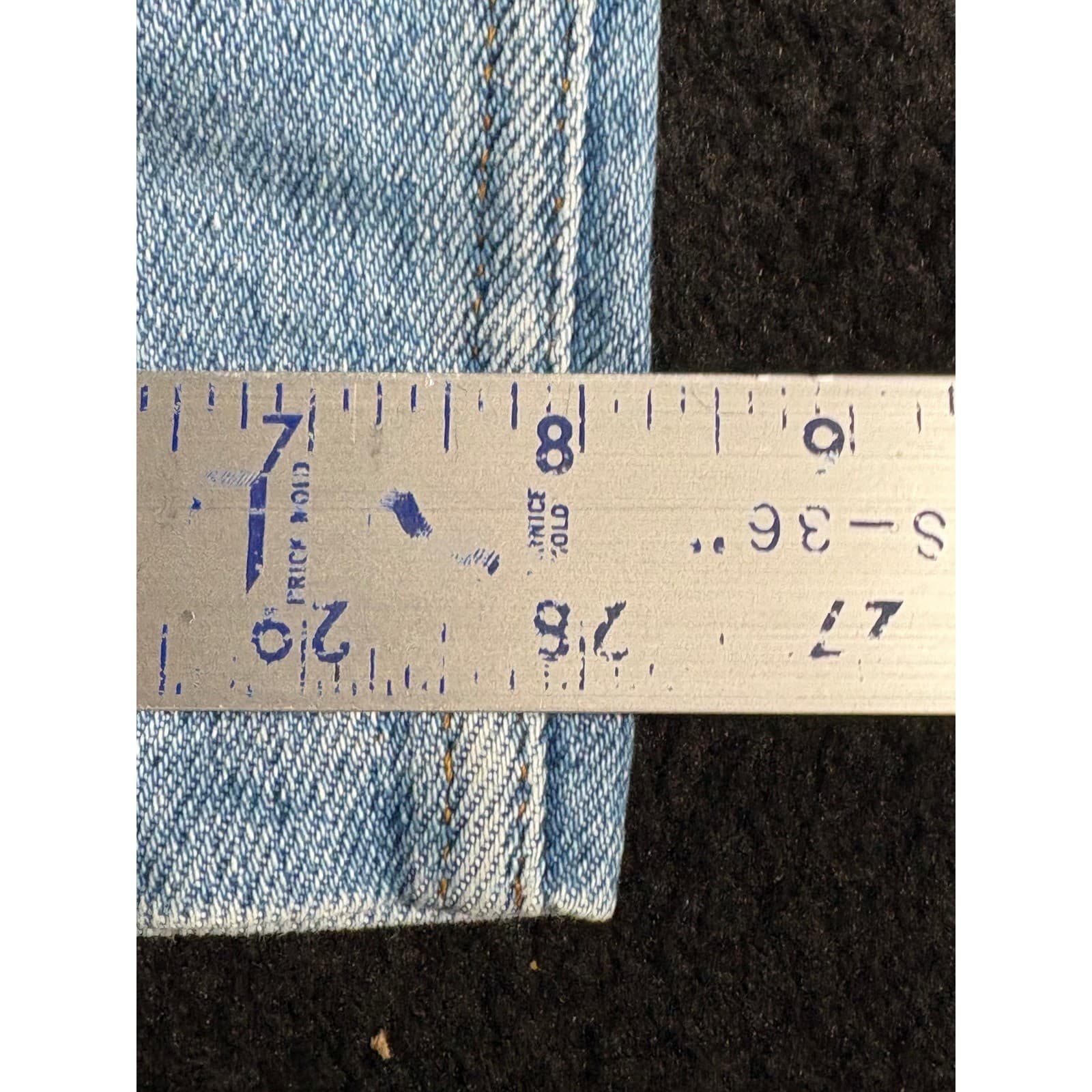 Vintage Levi's Silver Tab Jeans Men's Light Wash Denim Relaxed Fit Jeans W40 L30 - Thumbnail 9