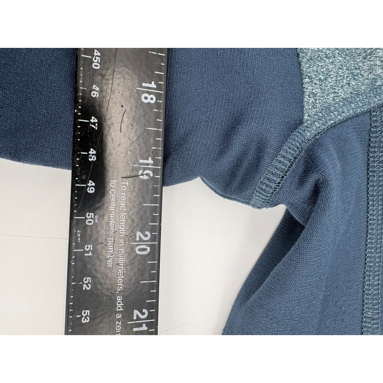 The North Face Mens Fleece Full Zip Hoodie Jacket Navy Blue Heathered Size S P - Thumbnail 6