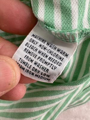 Polo Golf Ralph Lauren Pinehurst No 2 Mens L Green Stripe Pima Cotton Polo Shirt - Thumbnail 7