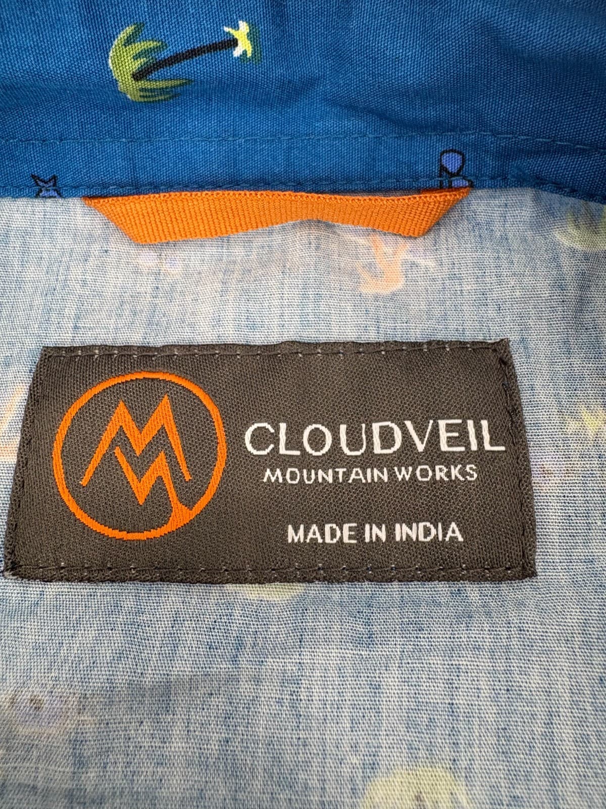 Cloudveil Mountain Works Men's Blue Plaid Short Sleeve Button-Up Shirt Size L - Thumbnail 4