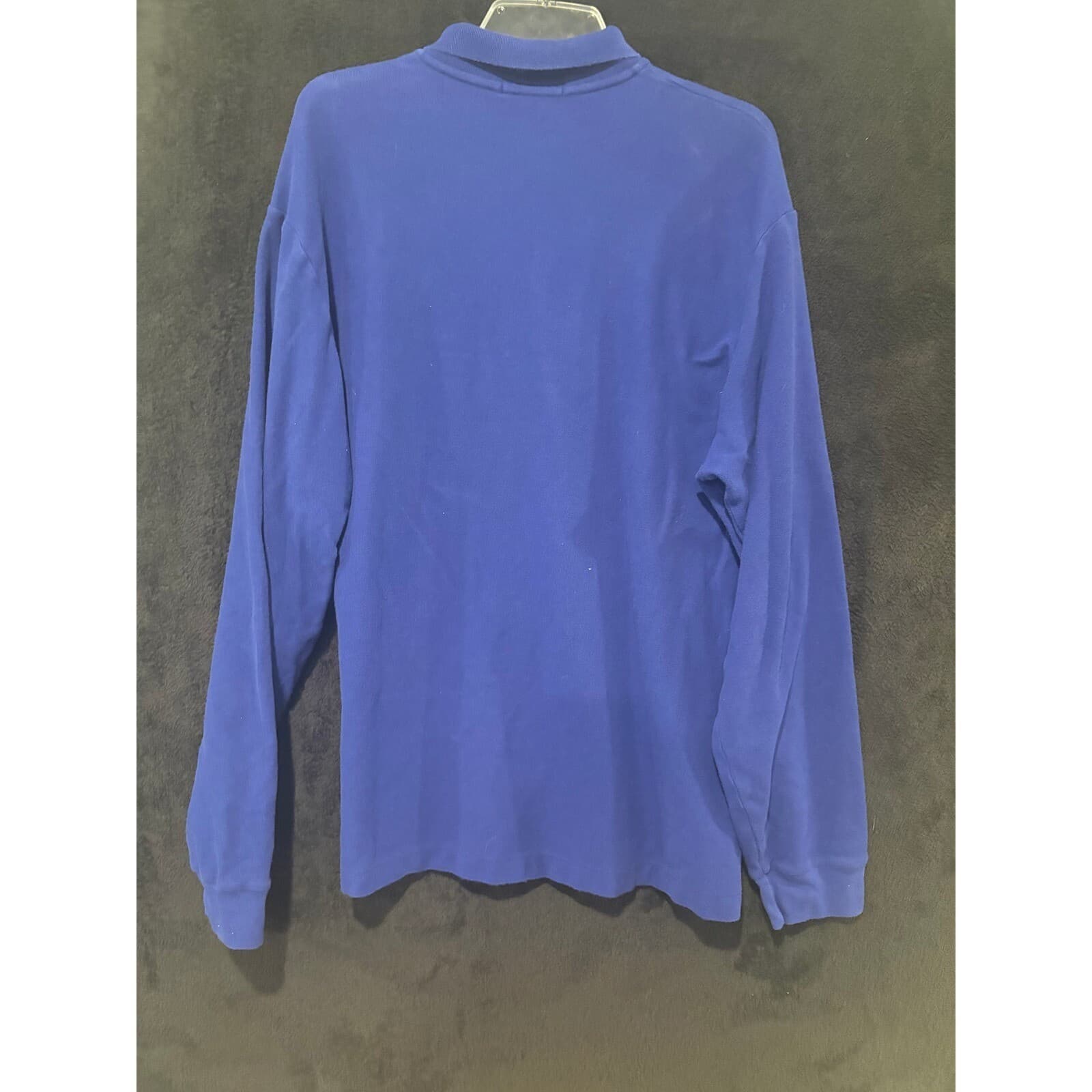 Ralph Lauren Polo Shirt Mens XL Blue Long Sleeve Cotton Casual Top XL - Thumbnail 7