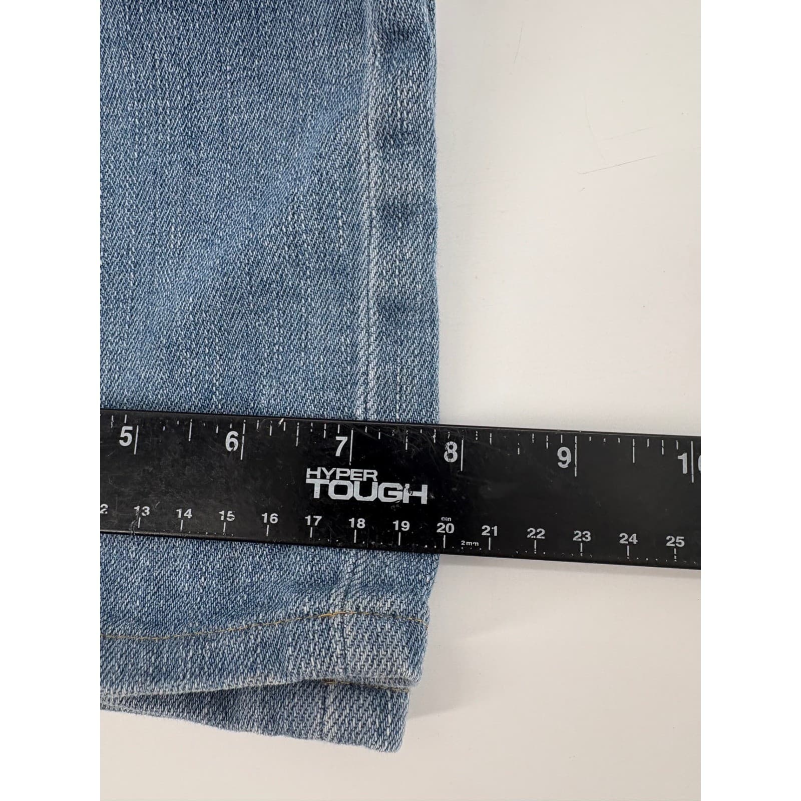 Peter Millar Collection Mens Jeans 40x33 Light Wash Button Fly Cotton Blend - Thumbnail 11