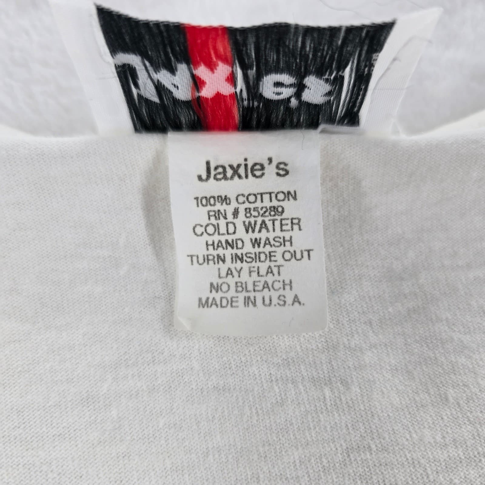Jaxie's T-Shirt Womens L T-Shirt White Military Crest Embellished Vintage USA - Thumbnail 3