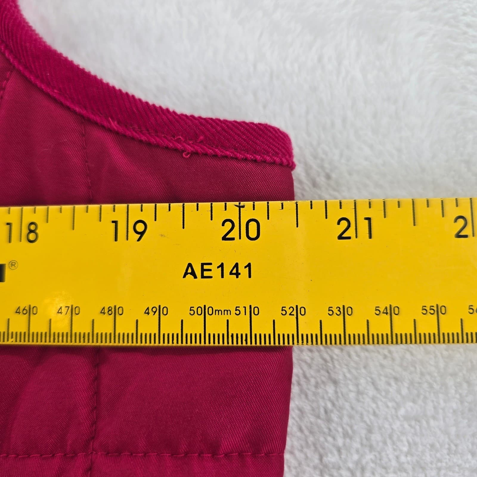 Jones New York Sport Vest Womens M Vest Pink Quilted Full Zip Mock Neck Pockets - Thumbnail 5