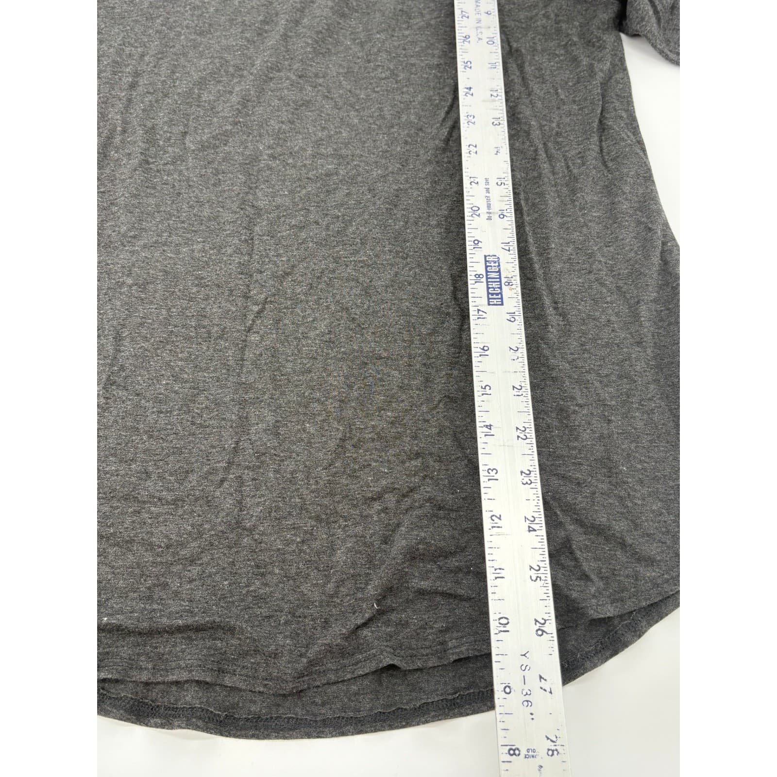 Karen Kane Women's Gray Long Sleeve Turtleneck Top Made in USA Size L - Thumbnail 5