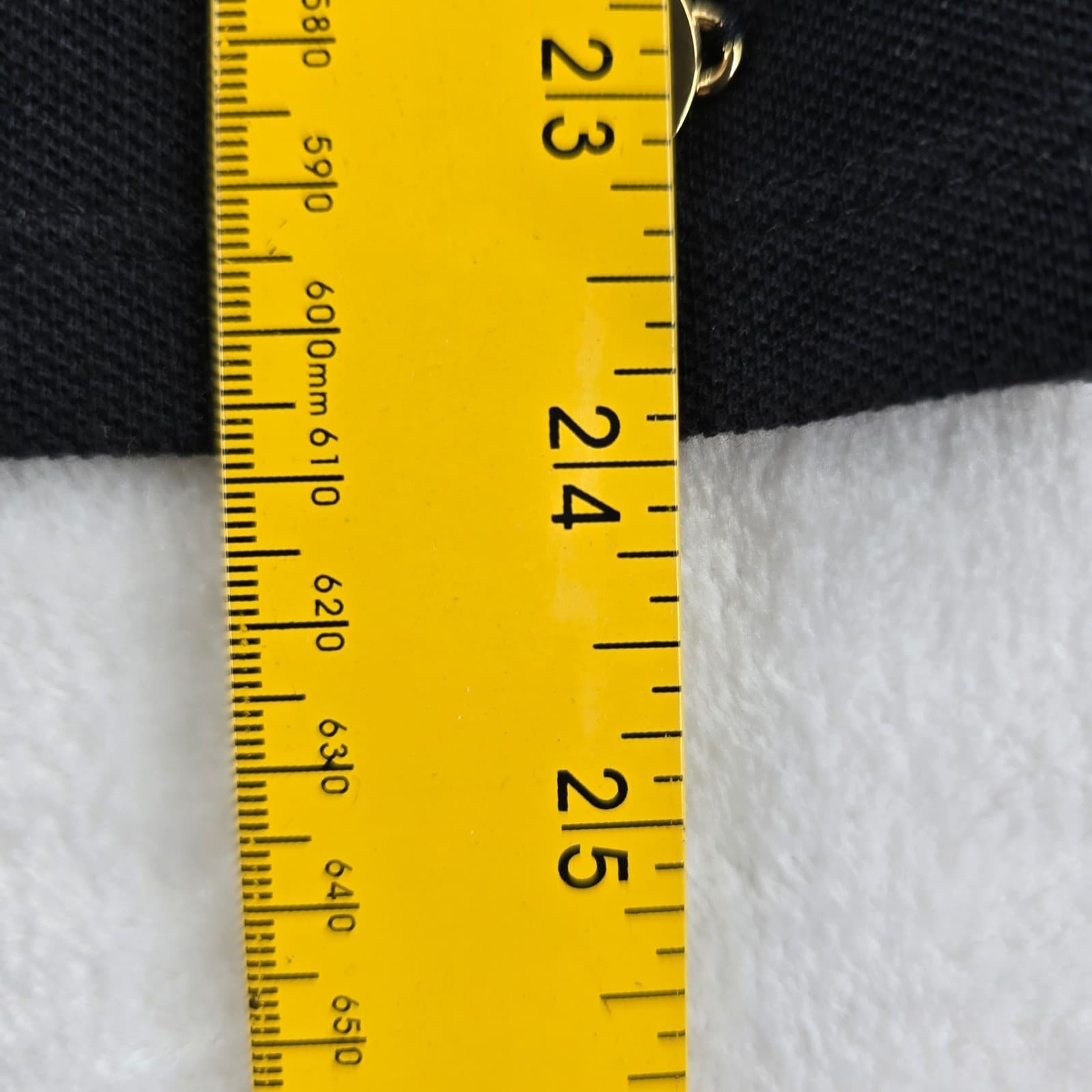 Michael Kors Top Womens Small Shirt Black Grommet Neck Short Sleeve Cotton - Thumbnail 7