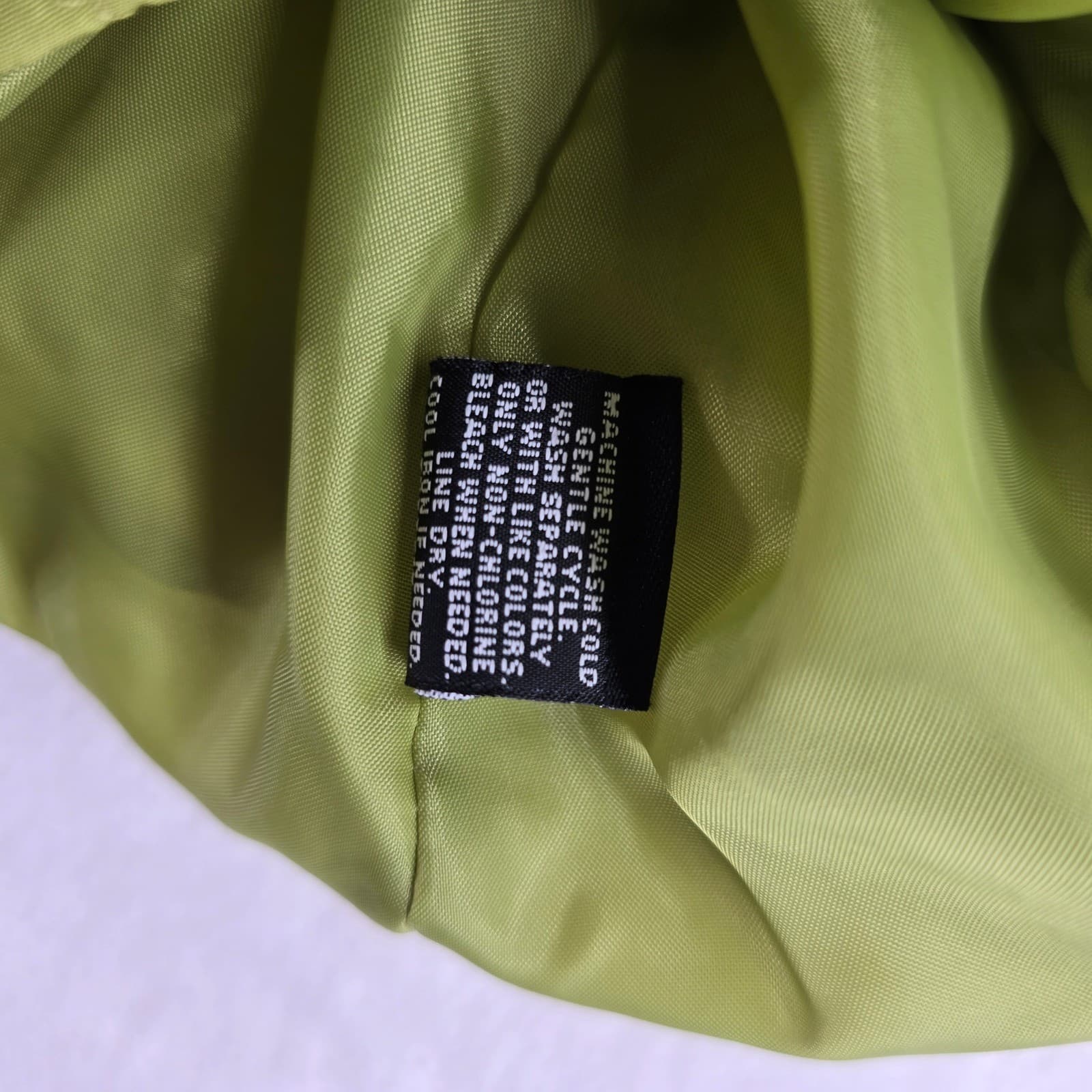 Relativity Vest Womens L Puffer Vest Green Quilted Full Zip Cinched Waist - Thumbnail 4