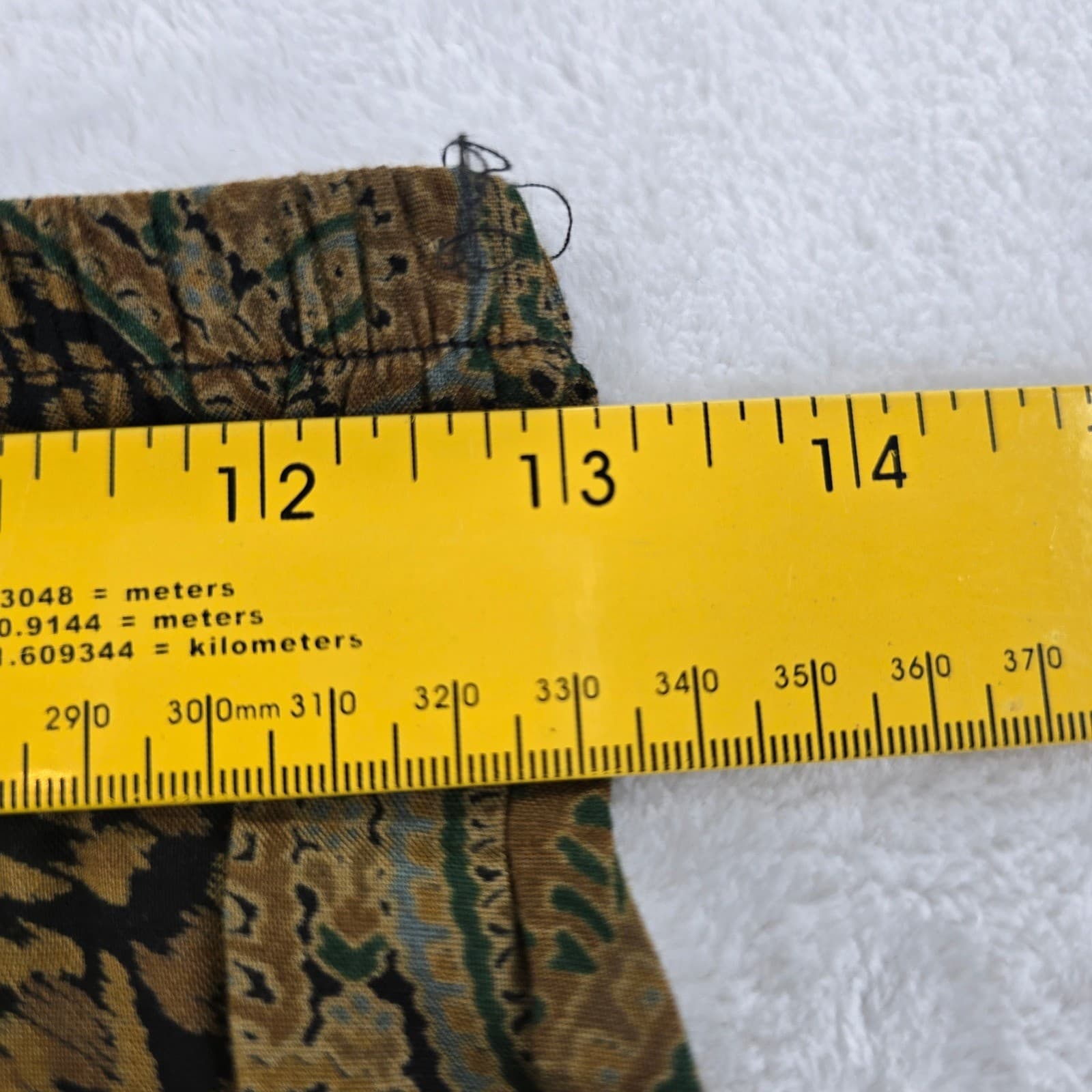 Partridge in a Pear Tree Skirt Set Womens M/L 3pc Skirt Black Gold Paisley Knit - Thumbnail 7