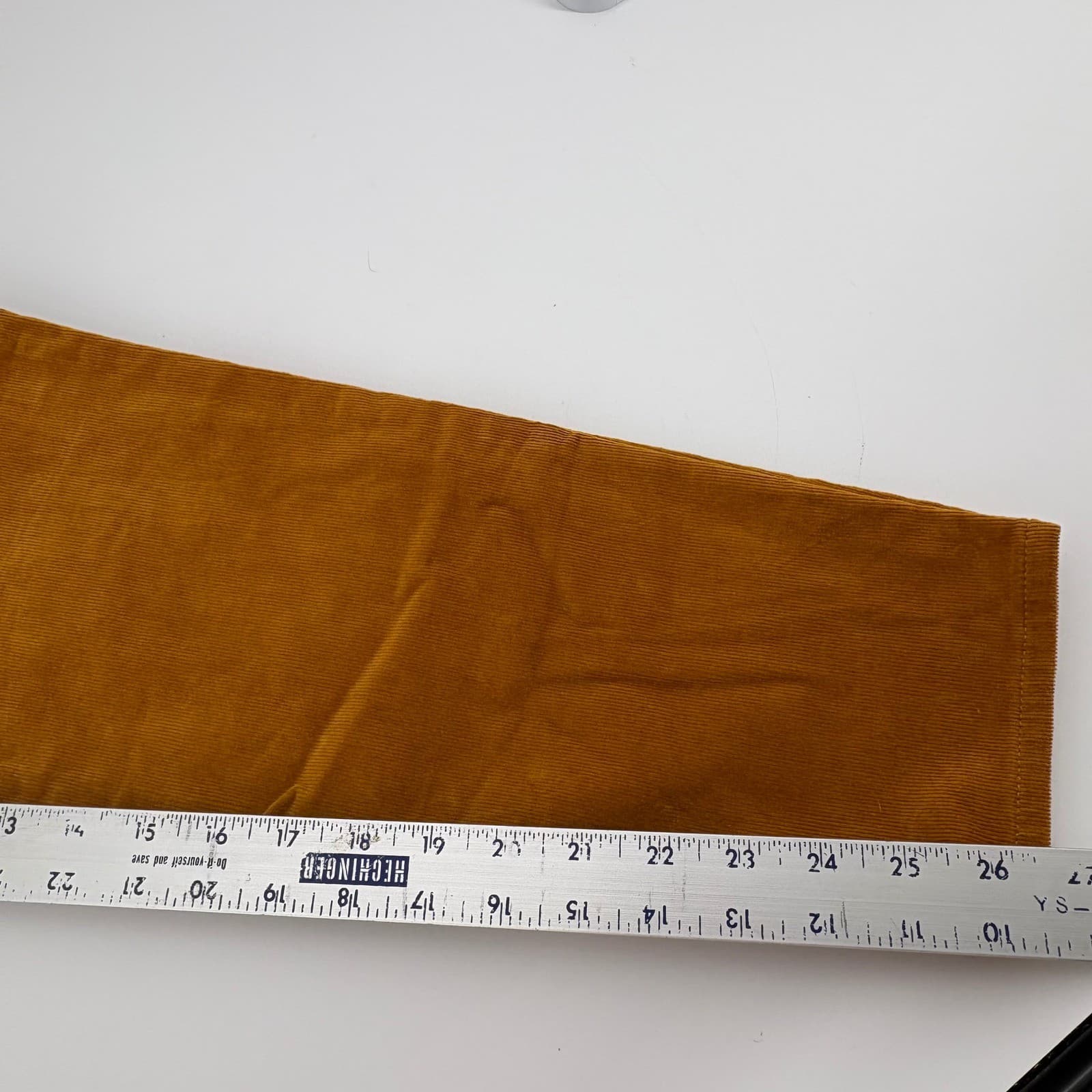 J. Crew Womens 9" High-Rise Skinny Corduroy Pants Button Fly Size 30 ORO - Thumbnail 8